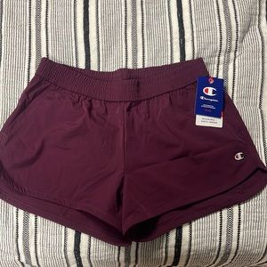 NWT maroon champion shorts